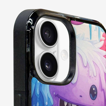 iPhone 16 Case — Rainbow Sherbet Monster, Unique Phone Case Design