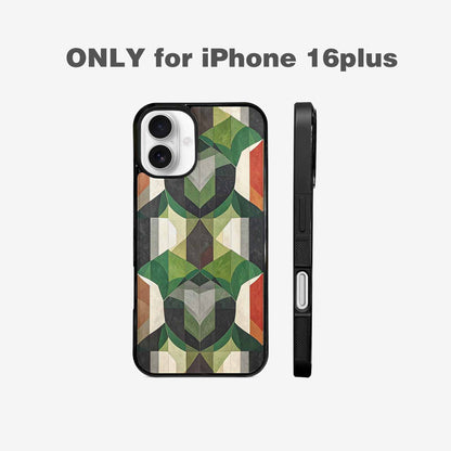 iPhone 16 Plus Case — Aromantic Flag Color Theme Small Rainbow, Custom Phone Case