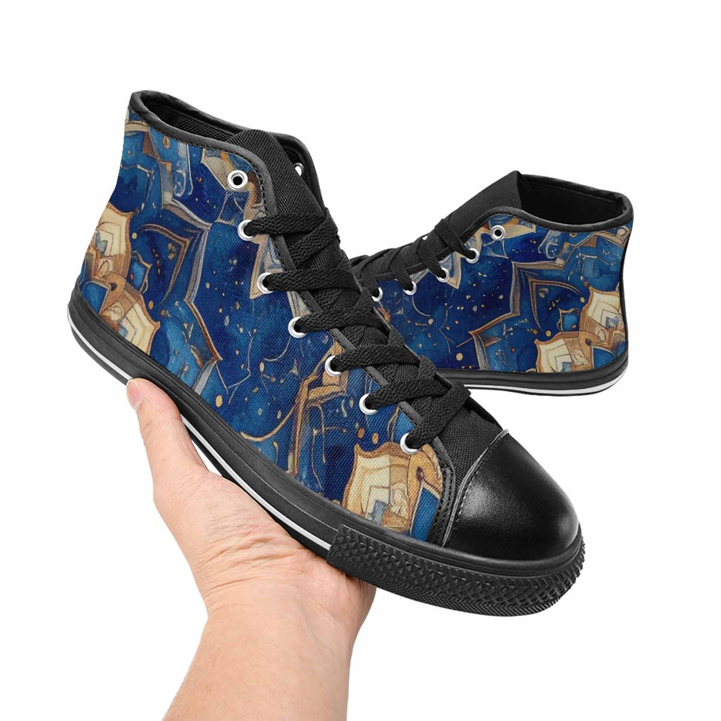 WOMEN'S Mandala High Top Canvas Aesthetic Custom Shoes