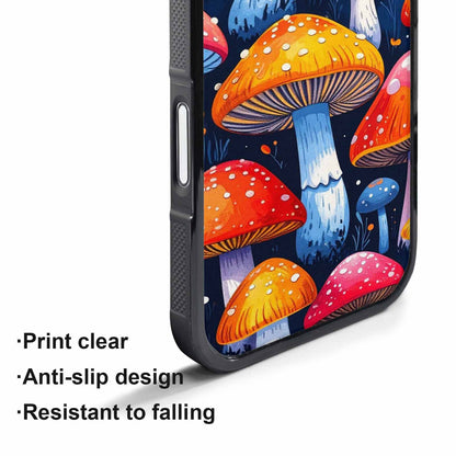 iPhone 17 Pro Case — Vivid Winter Mushroom Seamless Cartoon Cute, Unique Phone Case Design