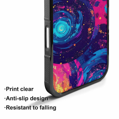 iPhone 17 Case — Leopard Print Galaxy Seamless Animal Print, Custom Phone Case