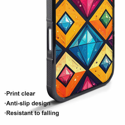 iPhone 17 Pro Case — Vintage Summer Diamond Retro Vintage, Unique Phone Case Design