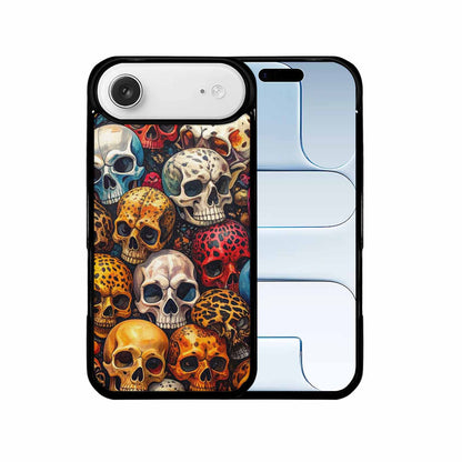iPhone 17 Air Case — Skulls Pattern Hundreds Of Sma Gothic, Original Design Phone Case