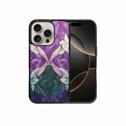 iPhone 16 Pro Case — Genderqueer Flag Color Theme Small Rainbow, Personalized Phone Case