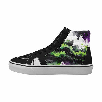 MEN'S Galaxy Nebula High Top Canvas Melting Art Custom Sneakers