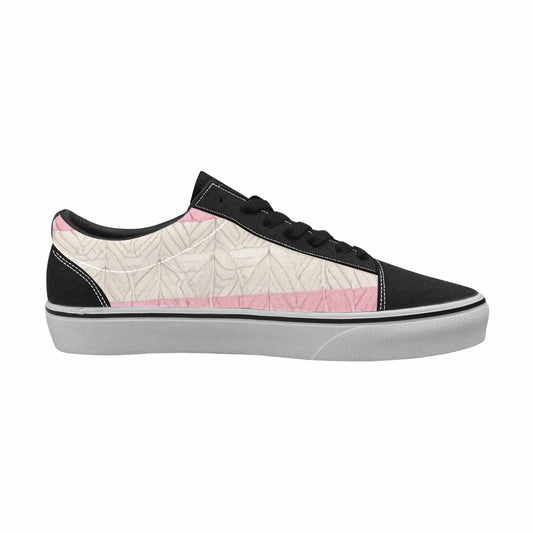 WOMEN'S Transgender Flag Color Canvas Lace-Up Dark Academia Shoes