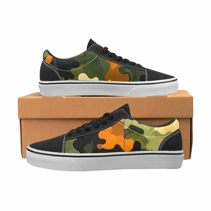 MEN'S Military Camouflage Blotch Canvas Lace-Up Dreamcore Sneakers