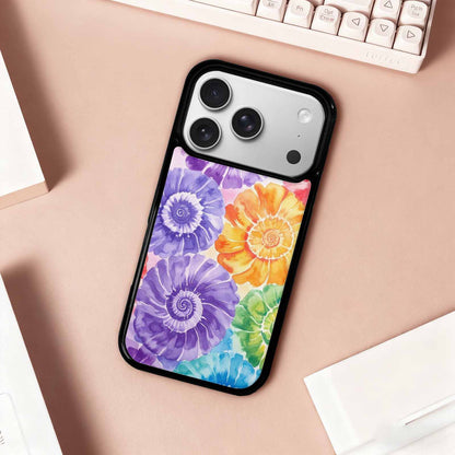 iPhone 17 Pro Case — Small Tie Dye Swirl Pattern Tie, Custom Made Phone Cover