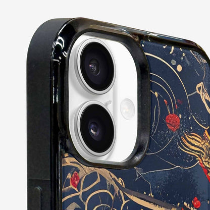 iPhone 16 Case — Samurai Art Repeat Pattern, Custom Designed Case Cover