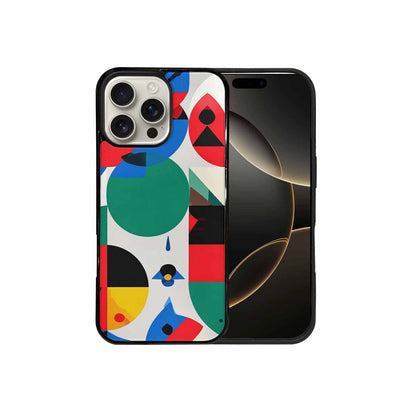 iPhone 16 Pro Max Case — 1960s Mod Cartoon Art Pattern, Unique Phone Case Design
