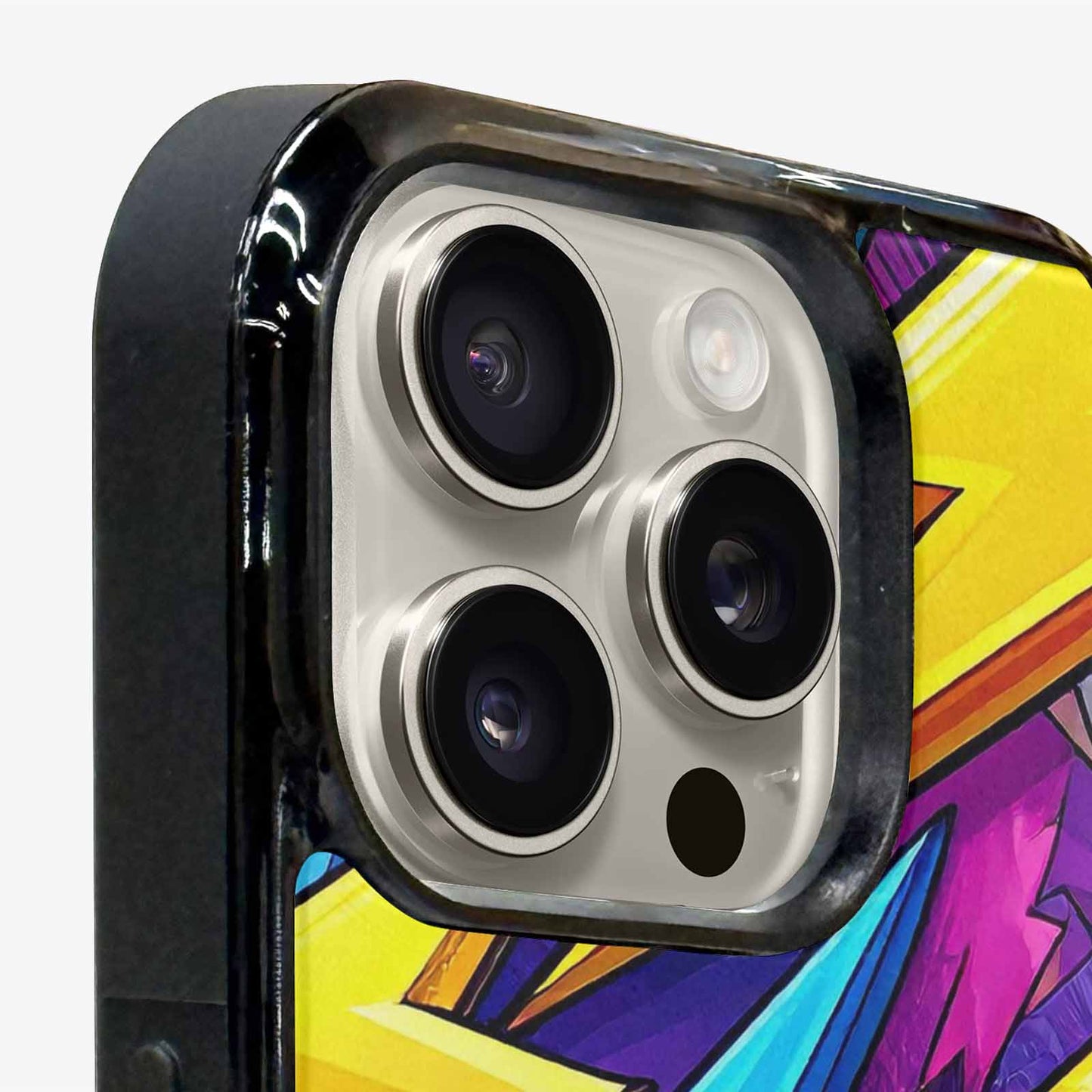 iPhone 16 Pro Case — Lightning Bolt Storm Pattern Hundreds Of, Unique Phone Case Design