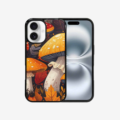 iPhone 16 Case — Bold Autumn Mushroom Bold Autumn Mushroom, Custom Art Phone Cover