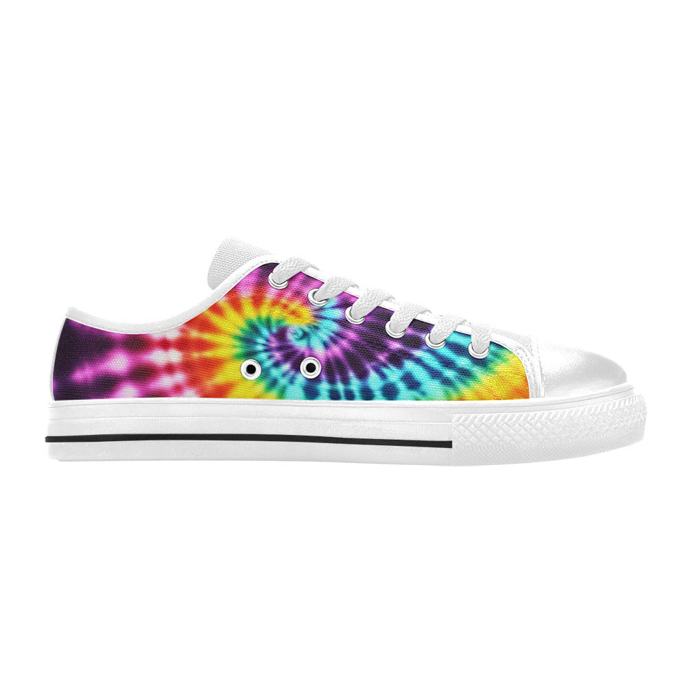 MEN'S Cc Tie Dye Art Canvas Vivid Shoes