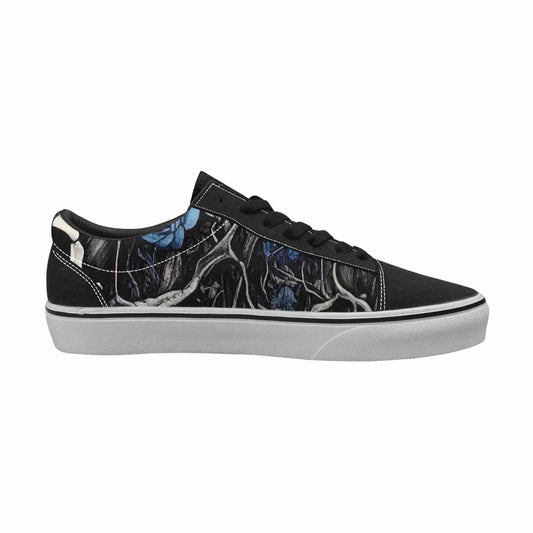 WOMEN'S Skull Roses Lace-Up Canvas Cottagecore Sneakers