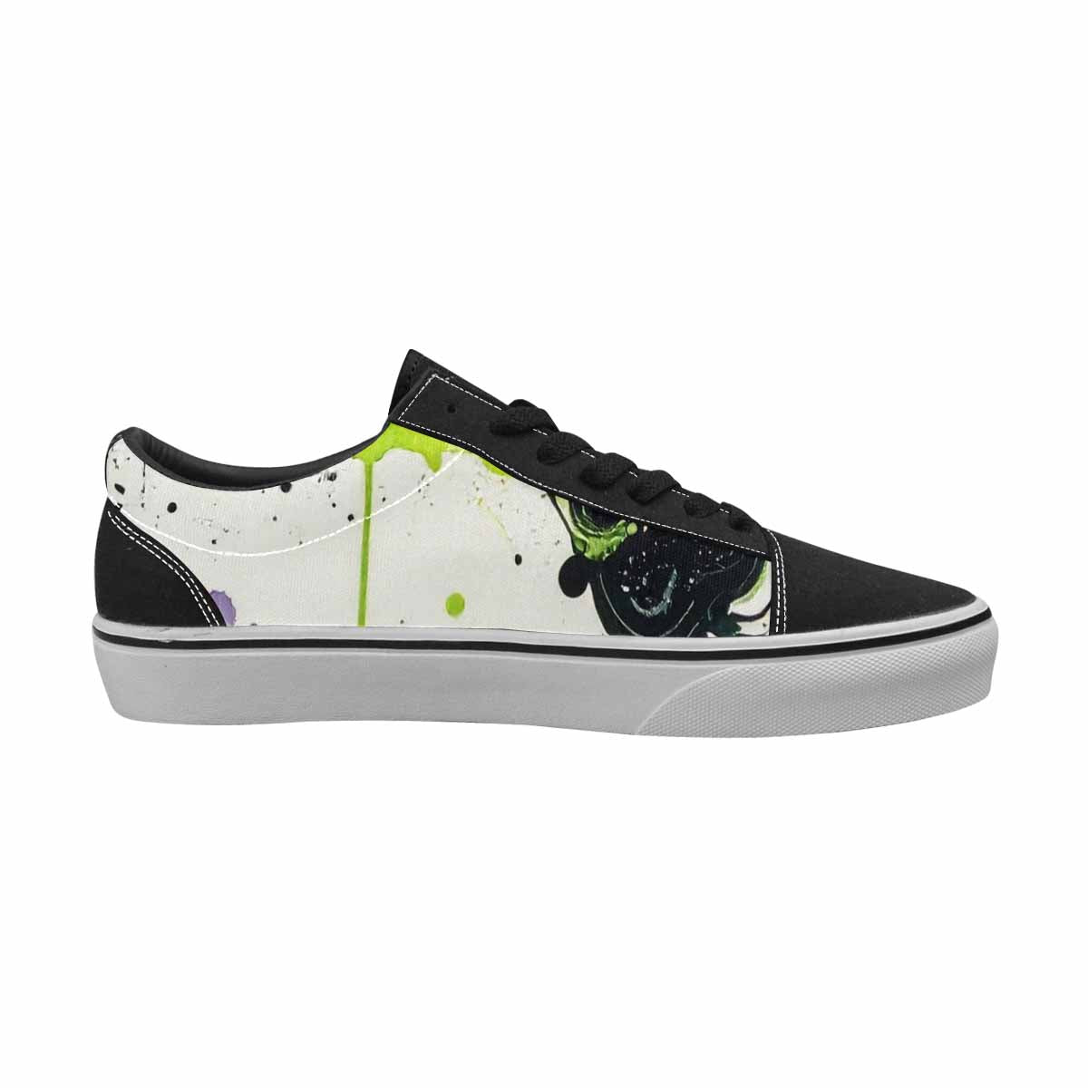 WOMEN'S Galaxy Nebula Lace-Up Canvas Grunge Custom Shoes