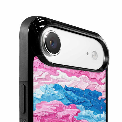 iPhone 17 Air Case — Vivid Camo Transgender Pride Camo, Customized Protective Case