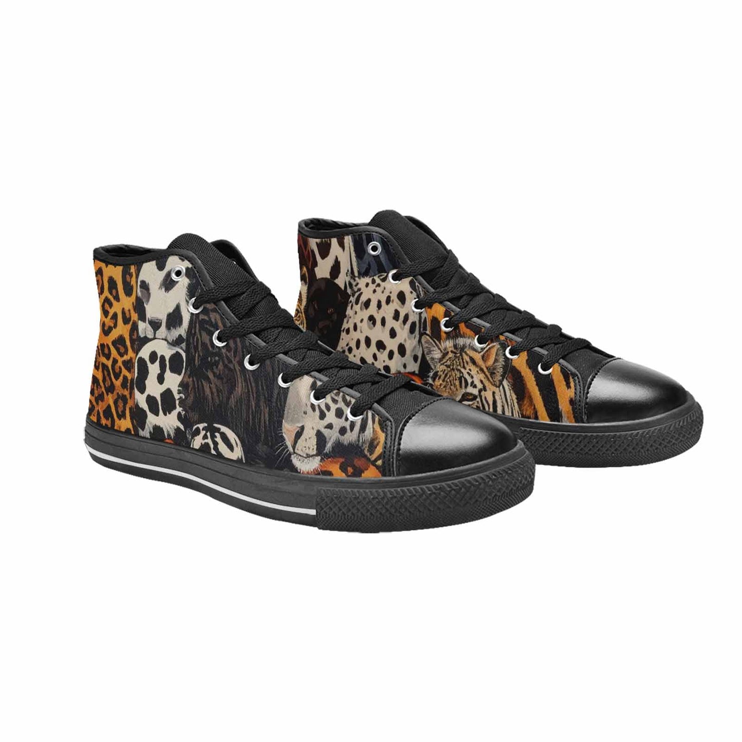 MEN'S Animal Print High Top Canvas Y2K Shoes