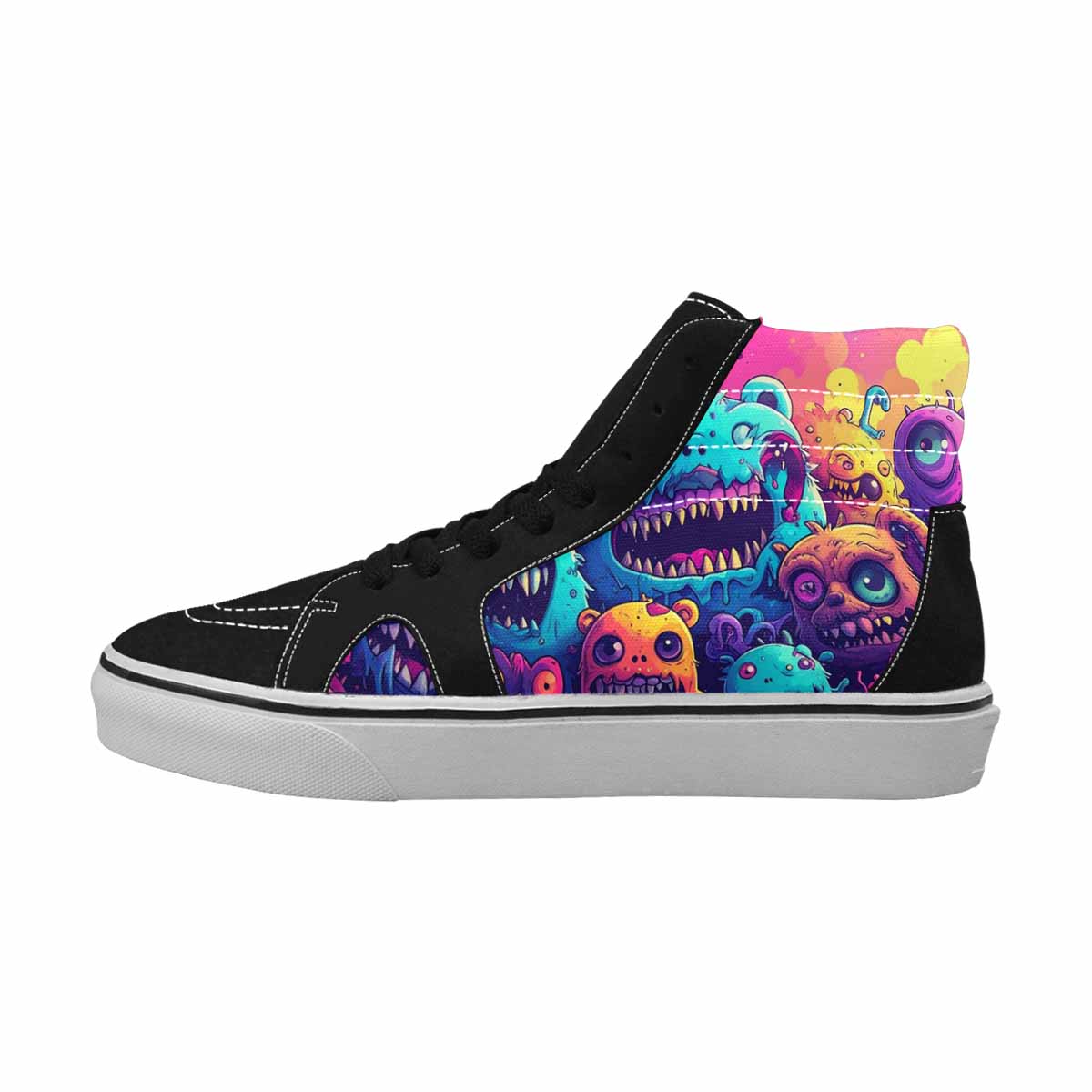 MEN'S Overlapping Endlessly No Empty High Top Canvas Y2K Custom Shoes