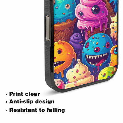 iPhone 16 Pro Case — Melting Ice Cream Monster Charac, Unique Phone Case Design