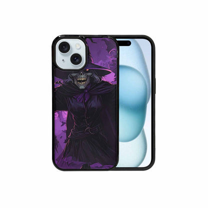 iPhone 15 Case — Scary Horror Halloween Art Print Edge, Customized Protective Case