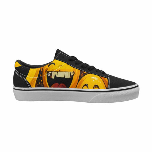 Yellow Melting Smiley Custom Shoes 9 | Women's | Freaky Shoes®