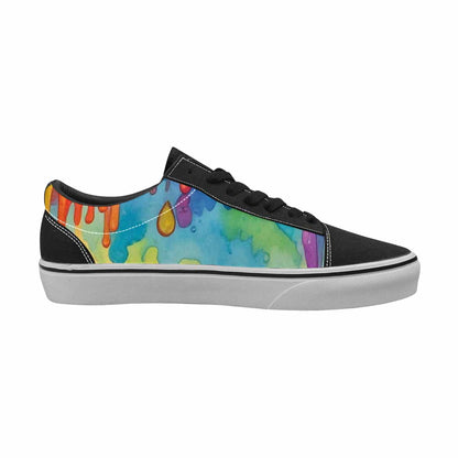 WOMEN'S Aliens  Tie Dye Lace-Up Canvas Dreamcore Shoes