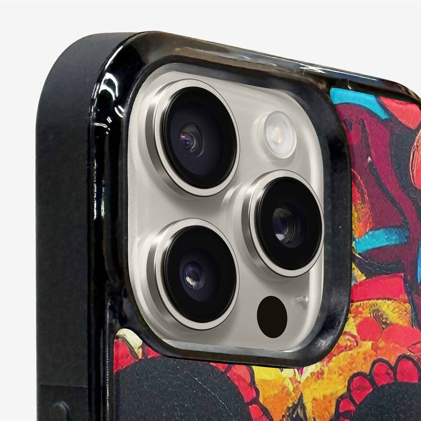 iPhone 16 Pro Max Case — Graffiti Skull Art Seamless Pattern Vibrant, Custom Designed Case Cover