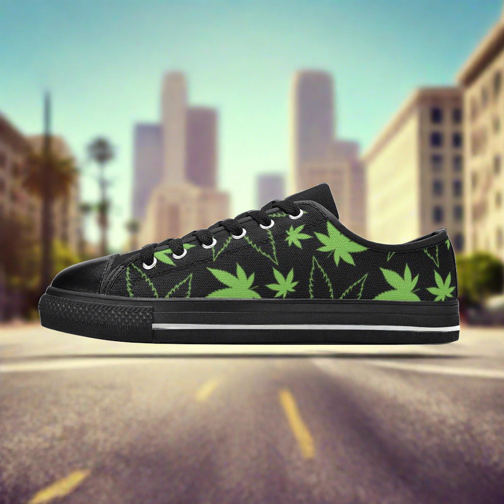 Koi Teal Gold Vivid MEN Bold Art - Freaky Shoes | Custom Art Sneakers