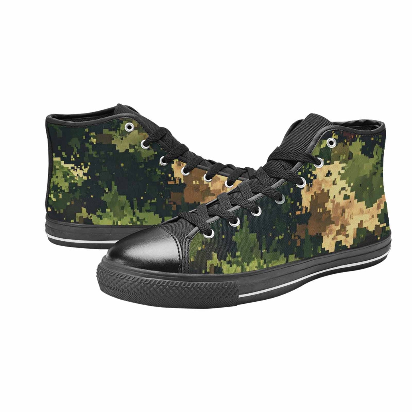 MEN'S Military Camouflage Blotch High Top Canvas Aesthetic Sneakers