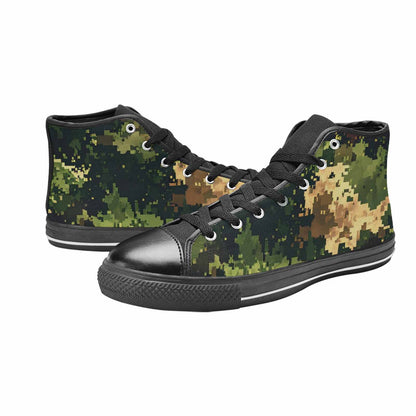 MEN'S Military Camouflage Blotch High Top Canvas Aesthetic Sneakers