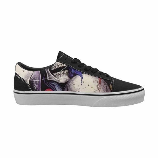 WOMEN'S Rainbow From Skull S Lace-Up Canvas Y2K Custom Shoes