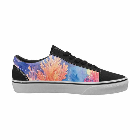 WOMEN'S Fish Scale Coral Canvas Lace-Up Y2K Custom Shoes