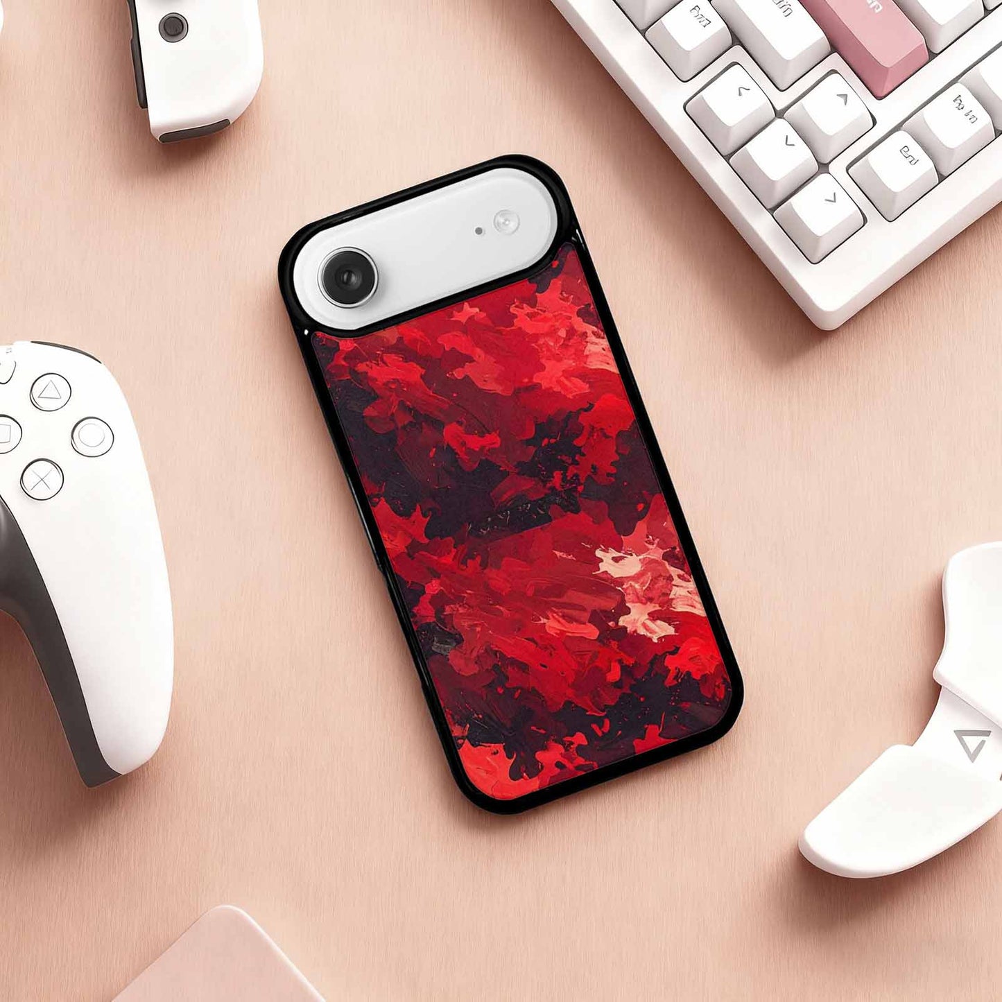 iPhone 17 Air Case — Small Military Camouflage Blotch Pattern Camo, Custom Art Phone Cover