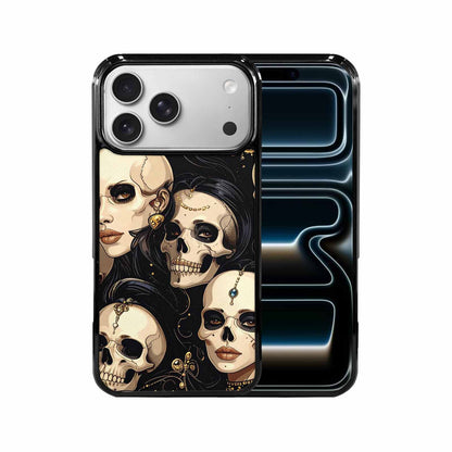iPhone 17 Pro Max Case — Skull Dark Art Gothic Print Gothic, Unique Phone Case Design