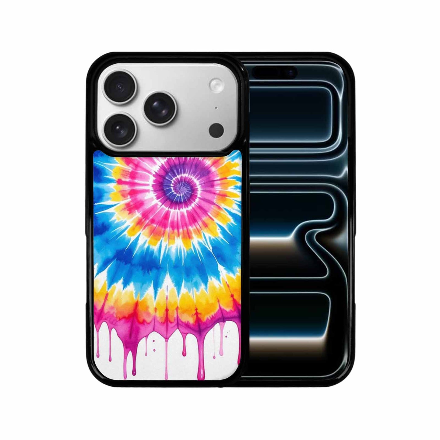 iPhone 17 Pro Case — Tie Dye Drip Tie Dye, Custom Printed Phone Case