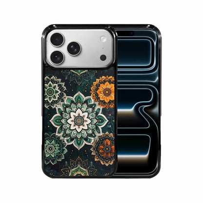 iPhone 17 Pro Max Case — Small Mandala Pattern, Randomly Floral, Custom Print Case Cover