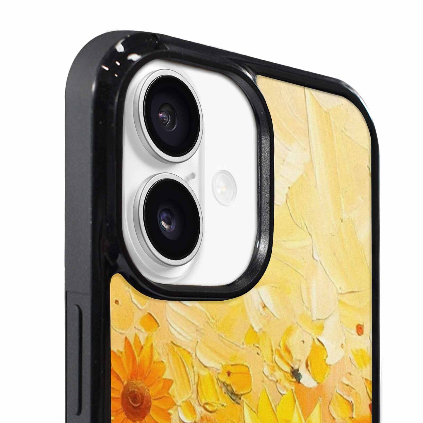 iPhone 17 Case — Impressionist Sunflower Brushstroke Pattern Floral, Original Design Phone Case