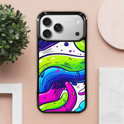 iPhone 17 Pro Max Case — Acid Wash Cartoon Tie Dye, Original Design Phone Case