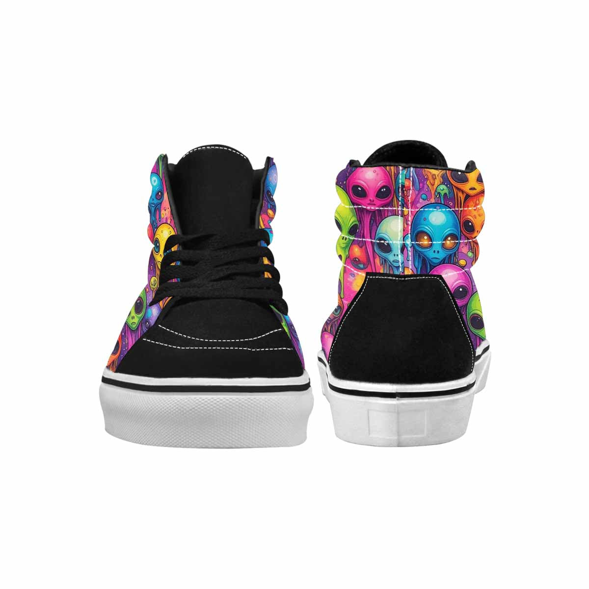 MEN'S Melting Aliens High Top Canvas Dreamlike Shoes