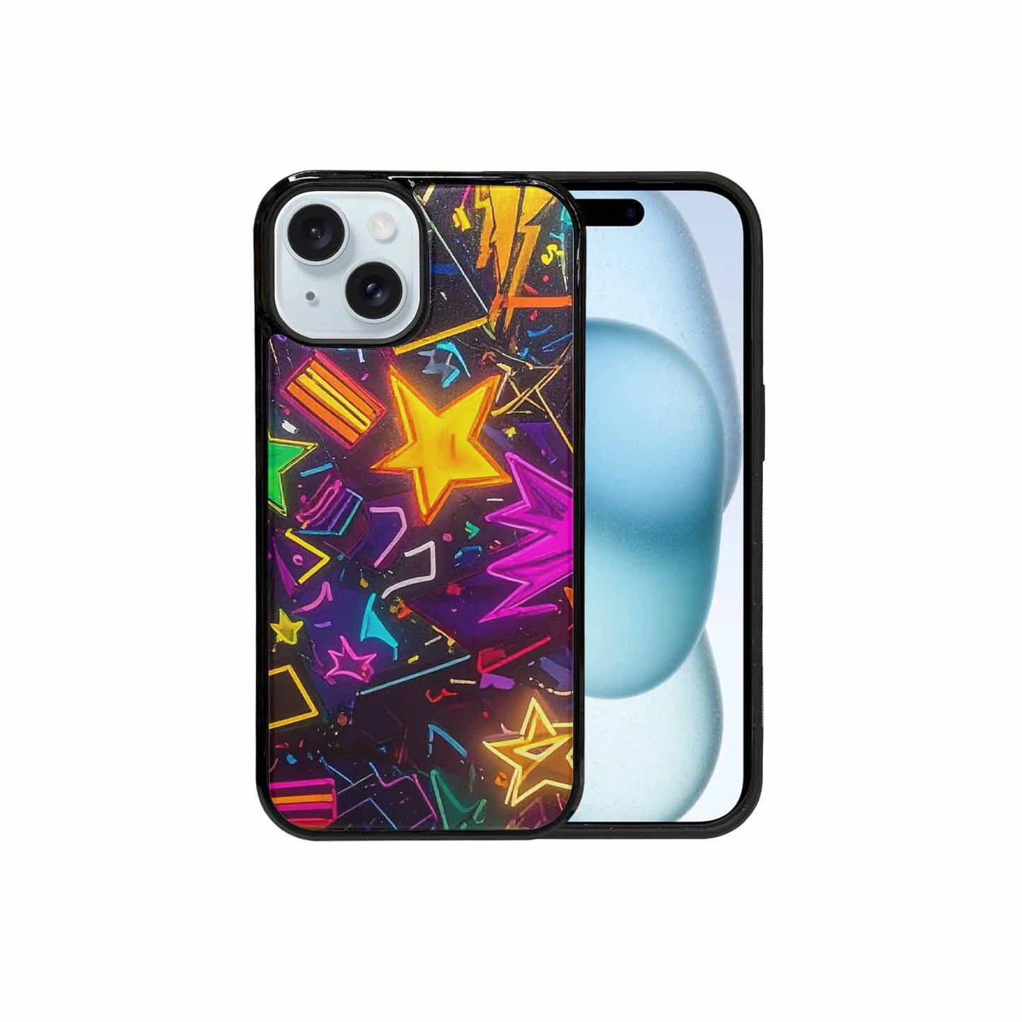 iPhone 15 Case — 80s Retro Motif 80s Retro Motifs, Personalized Phone Case