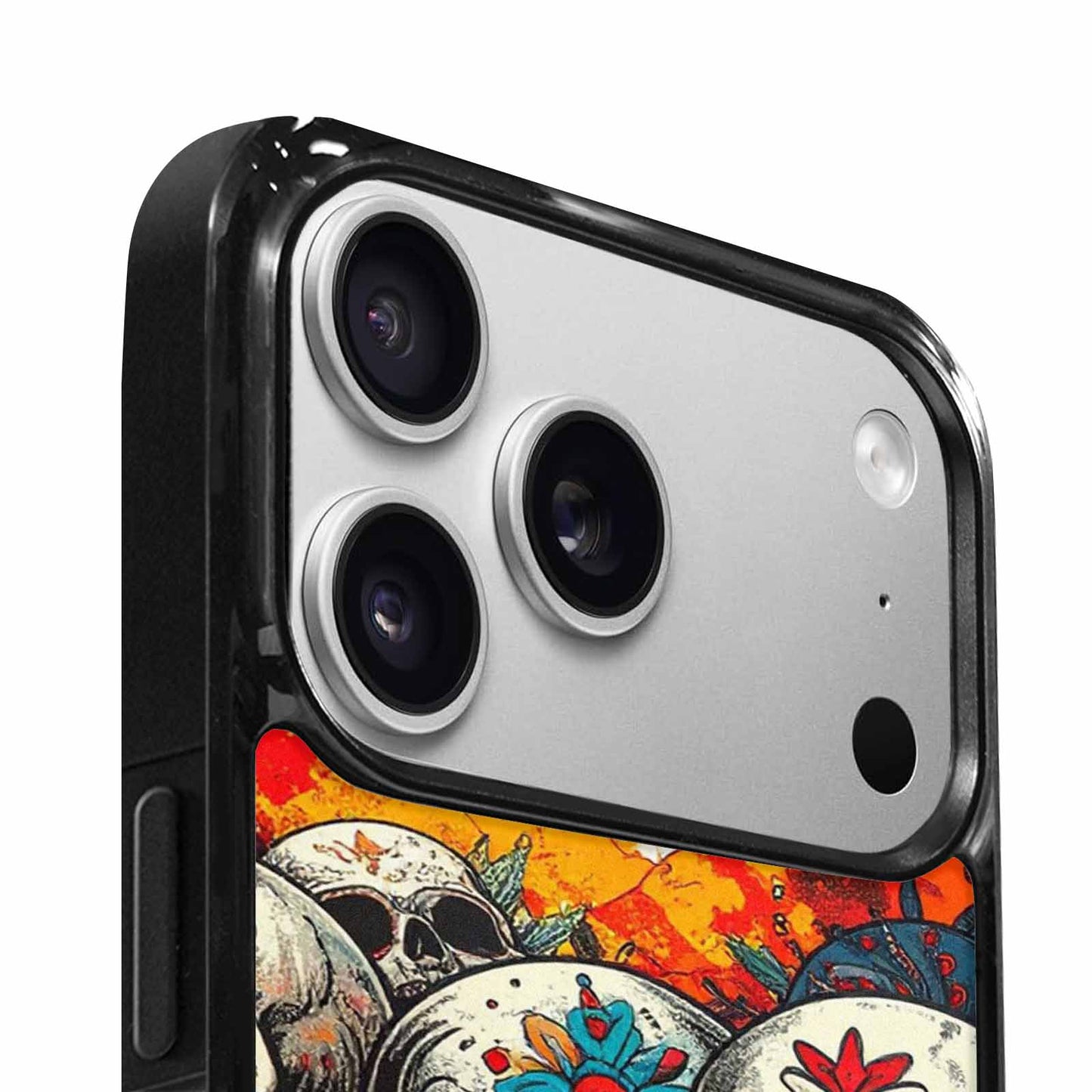 iPhone 17 Pro Max Case — Skull Dark Art Gothic Print Gothic, Custom Printed Phone Case
