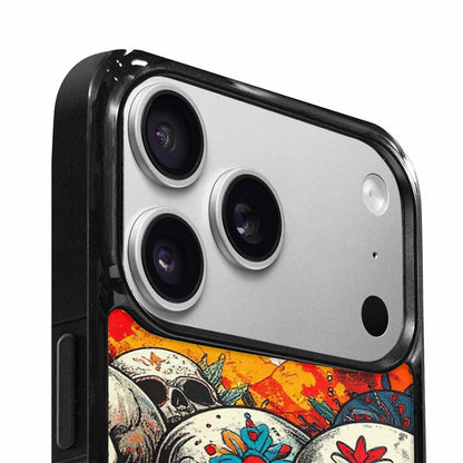 iPhone 17 Pro Max Case — Skull Dark Art Gothic Print Gothic, Custom Printed Phone Case