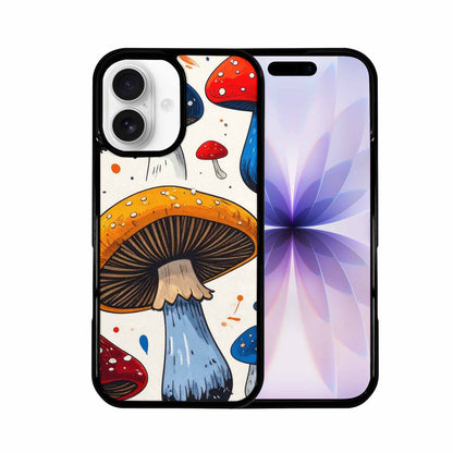 iPhone 17 Case — Vivid Winter Mushroom Cartoon Cute, Custom Printed Phone Case