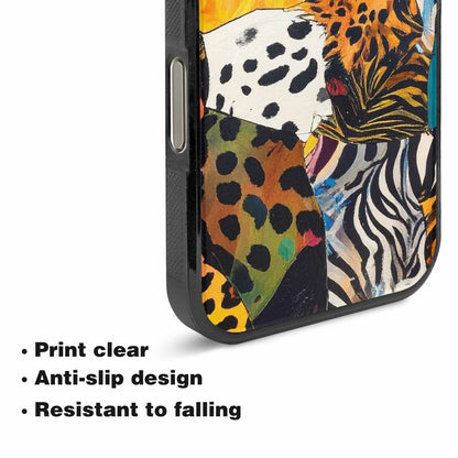 iPhone 16 Pro Case — Full Color Vibrant Animal Print Animal, Unique Phone Case Design