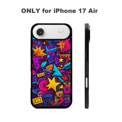 iPhone 17 Air Case — Retro Motif Retro Motifs Pattern Retro, Custom Print Case Cover
