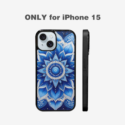 iPhone 15 Case — Mandala Bohemian Print Edge To Edge, Personalized Phone Case