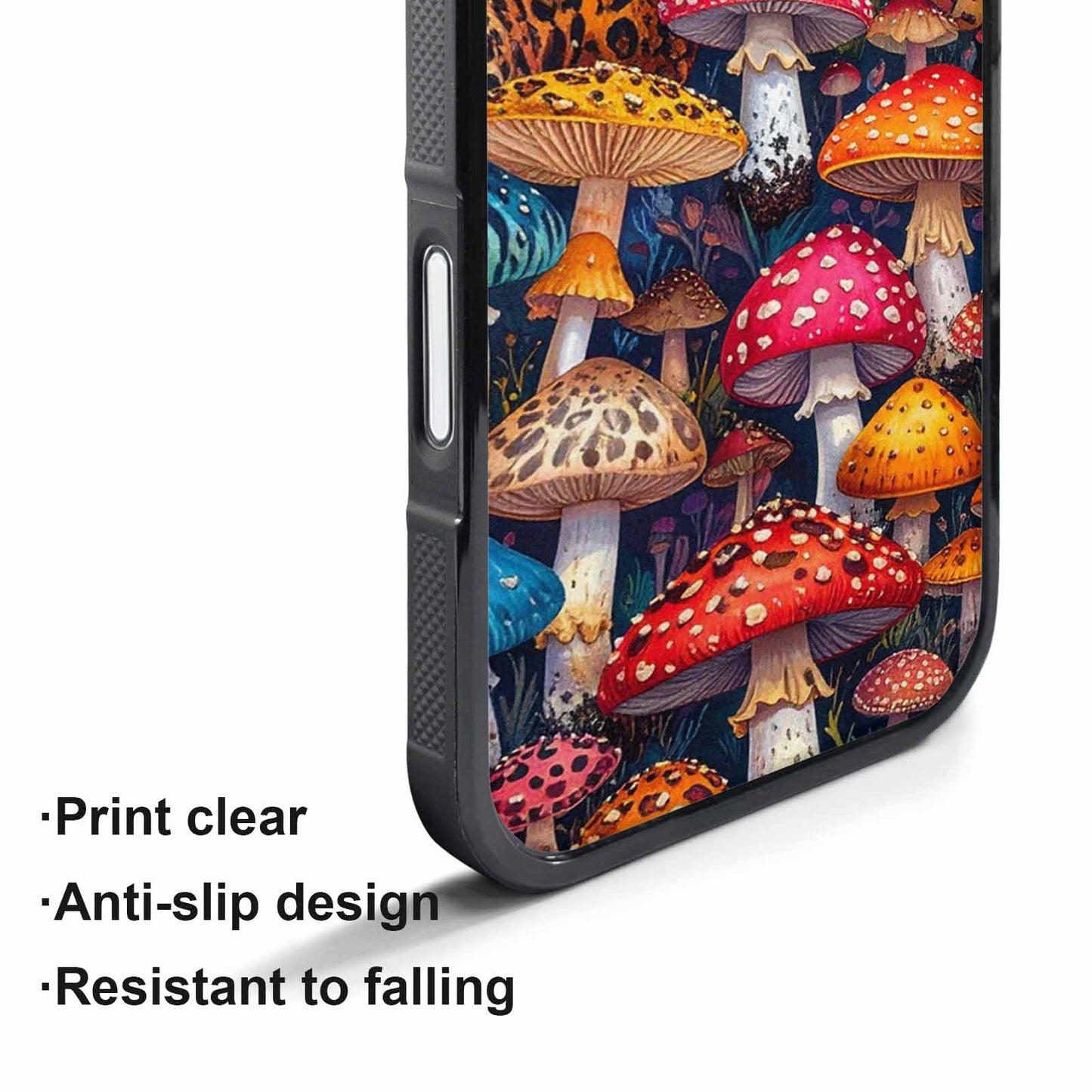 iPhone 17 Pro Case — Mushrooms Pattern Hundreds Of Kwc Original, Custom Designed Case Cover