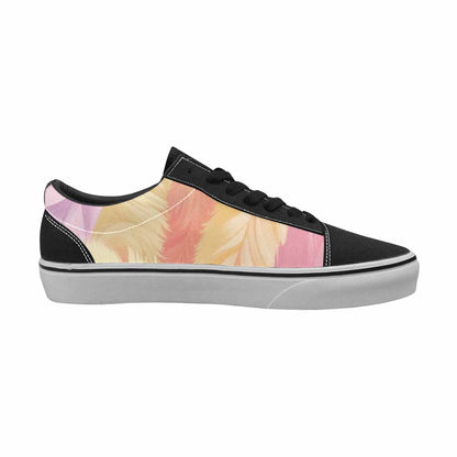 MEN'S Zebra Pastel Rainbow Canvas Lace-Up Grunge Shoes