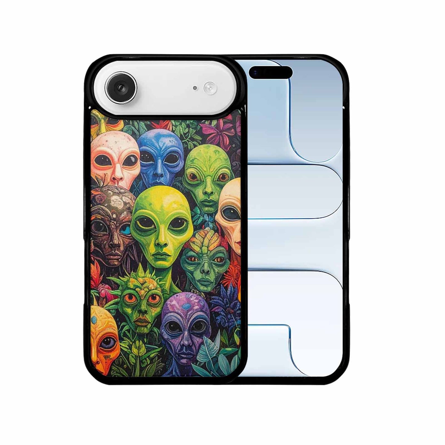 iPhone 17 Air Case — Aliens Pattern Hundreds Of Sma Alien, Custom Designed Case Cover