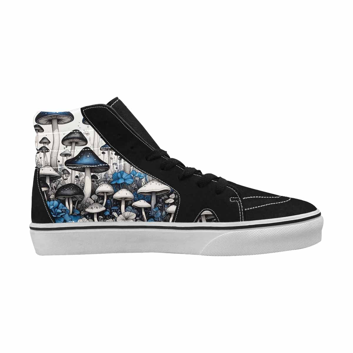 MEN'S Mushrooms (general) High Top Canvas Y2K Custom Shoes